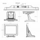 Ecran tactile Clientron PM5000 noir - 15 pouces LCD TFT USB