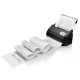 SmartOffice PS388U Plustek - Scanner USB rapide 30 ppm double face à chargeur 50 pages avec ultrasons