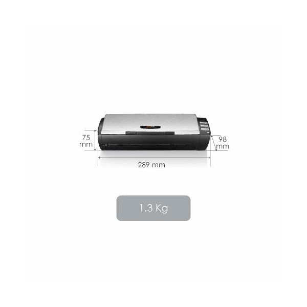 Scanner de comptoir Plustek MobileOffice D30 pharmacie recto verso USB