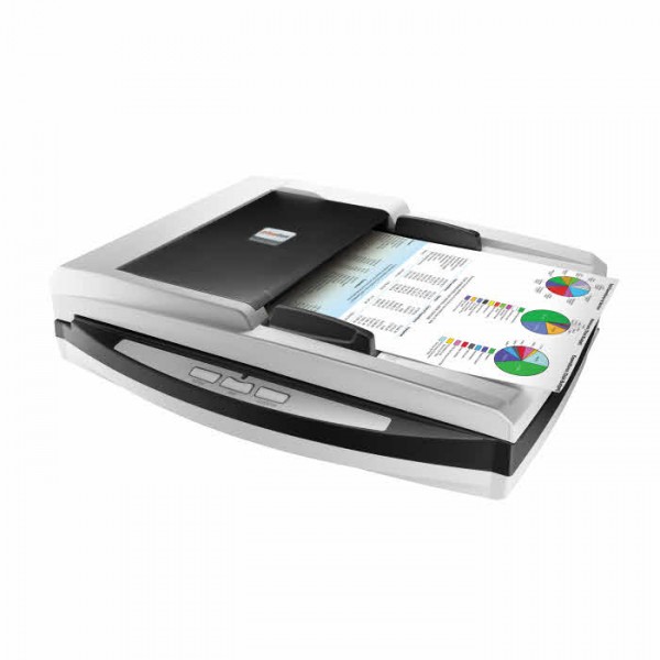 Scanner Plustek SmartOffice PL4080 à plat et à chargeur double face USB