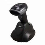 Cino FuzzyScan F680BT Noir - Pistolet code barres 1D radio bluetooth avec base. Lecture en mouvement. IP41. Léger. Barecode