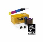 Consommables, films couleurs et monochrome pour imprimantes badges Zebra Series ZXP - YMCKO