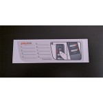 Sticker autocollant pour clavier scanner D30 - Mémo pour raccourcis touches scanner.